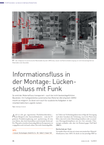 Information flow on the shop floor: closing the gap with wireless technology